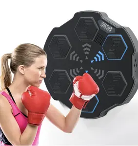 New Music Boxing Machine, Upgraded 2.0 Smart Bluetooth Music Boxing Parent-Child Games, Wall-Mounted Exercise Equipment for Home Exercise New Fitness