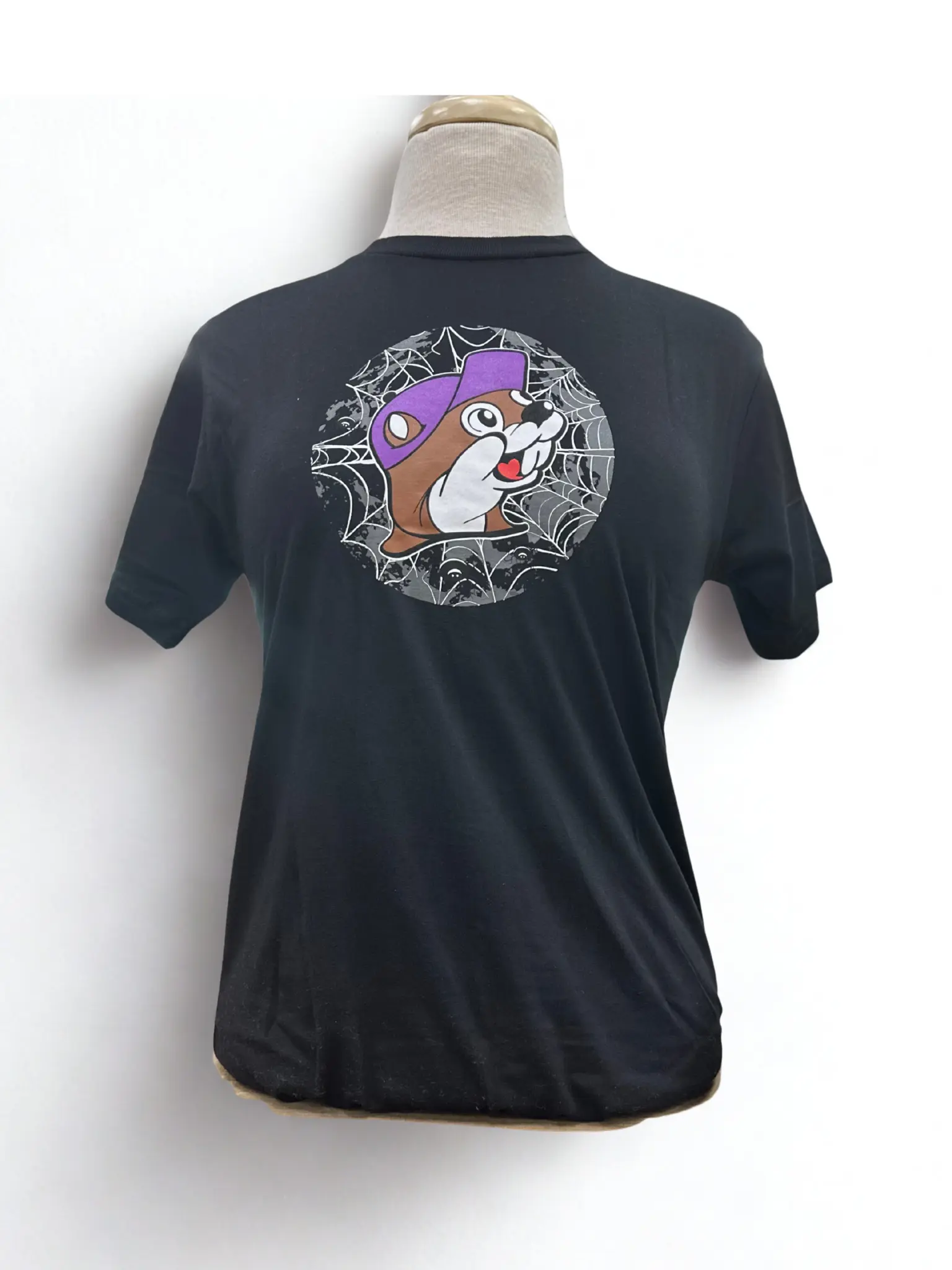 Buc-ee’s Limited Edition Halloween Shirt 2025 Menswear & Womenswear Festive Spooky Tee with Glow in the Dark Purple Witch Hat Design