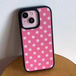 Full Screen Colorful Polka Dots Phone Case For iPhone 17 Air 16e 16 Pro Max 15 14 Plus 13 12 11 Shockproof Silicone Back Cover