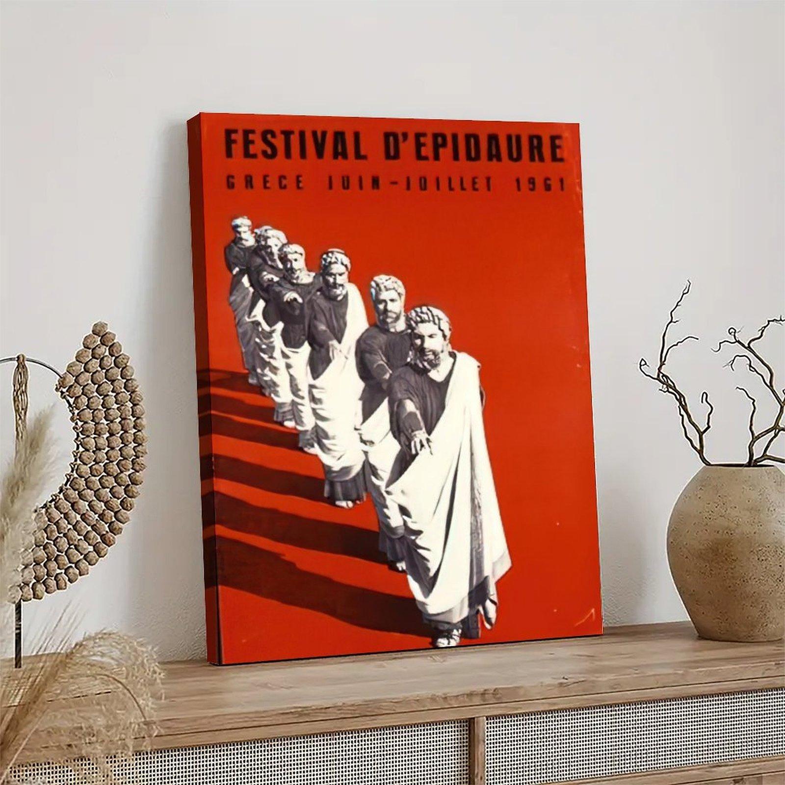 Vintage Poster The First Modern Olympics Poster Decorative Painting Canvas Wall Art Picture Print Modern Family Bedroom Decor