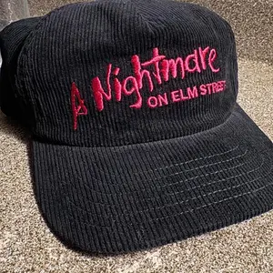 New Nightmare On Elm Street Corduroy Embroidered SnapBack Hat