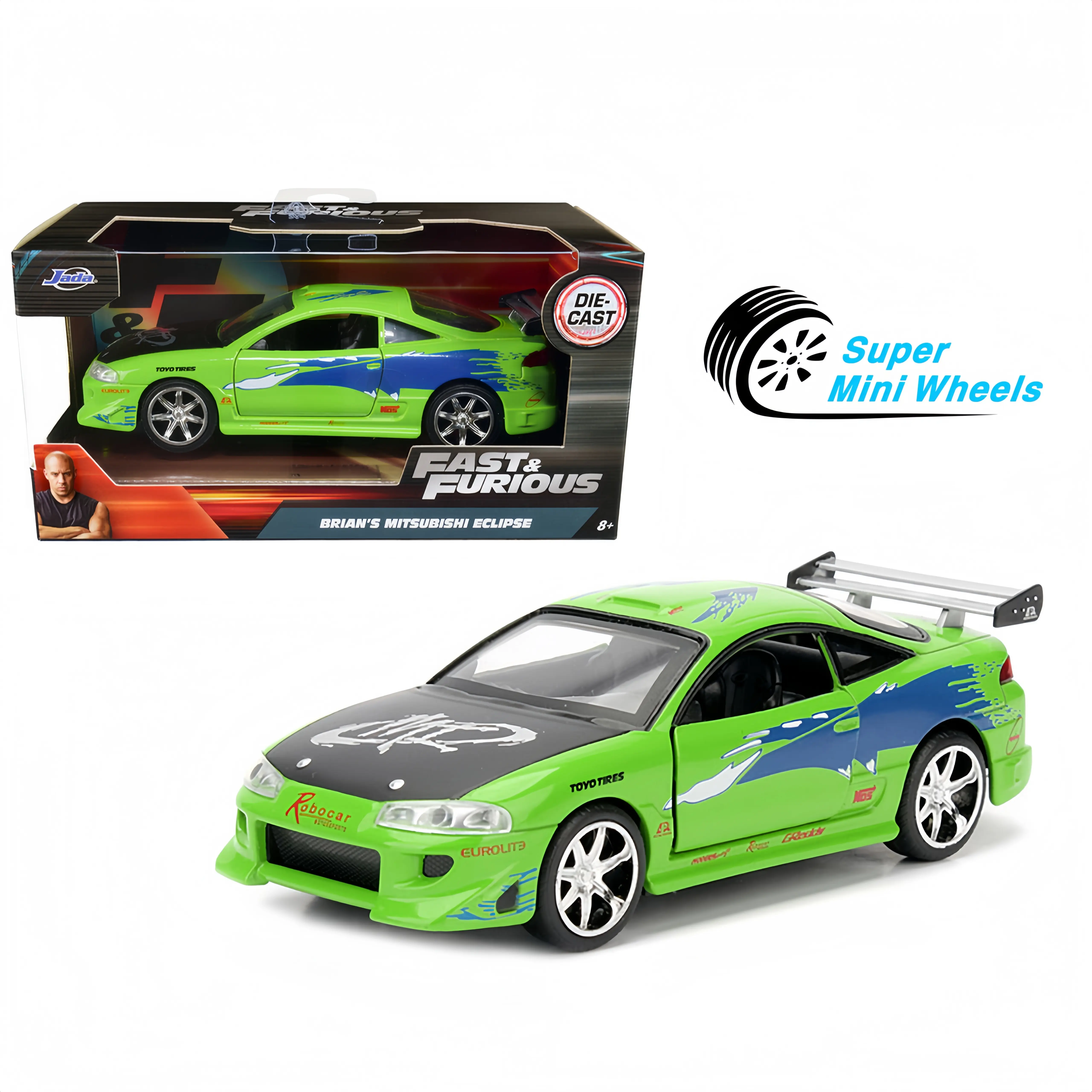 Jada 1:32 Fast & Furious Diecast Model Car - You Choose - R34