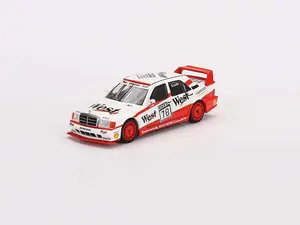 Mercedes-Benz 190E 2.5 16 Evolution II 1991 DTM #78 Lohr (Mini GT) Diecast 1:64 Scale Model Car - TSM MGT00395