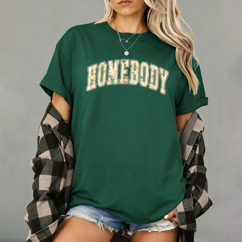 Homebody Shirt, Floral Homebody TShirt, Introvert Gift for Her, Trendy Anti-Social Club Tee, Wildflower Stay at Home Outfit