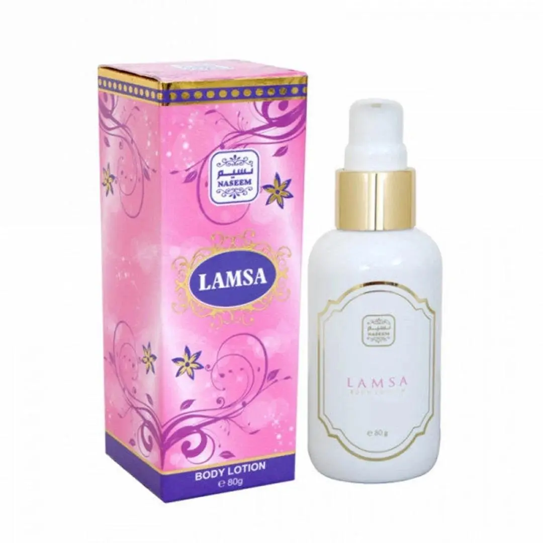 Naseem Lamsa Body Lotion 80 ml Skin Care, Alcohol Free Body Lotion With Fresh Fruity Citrus Floral Musk Scent Body