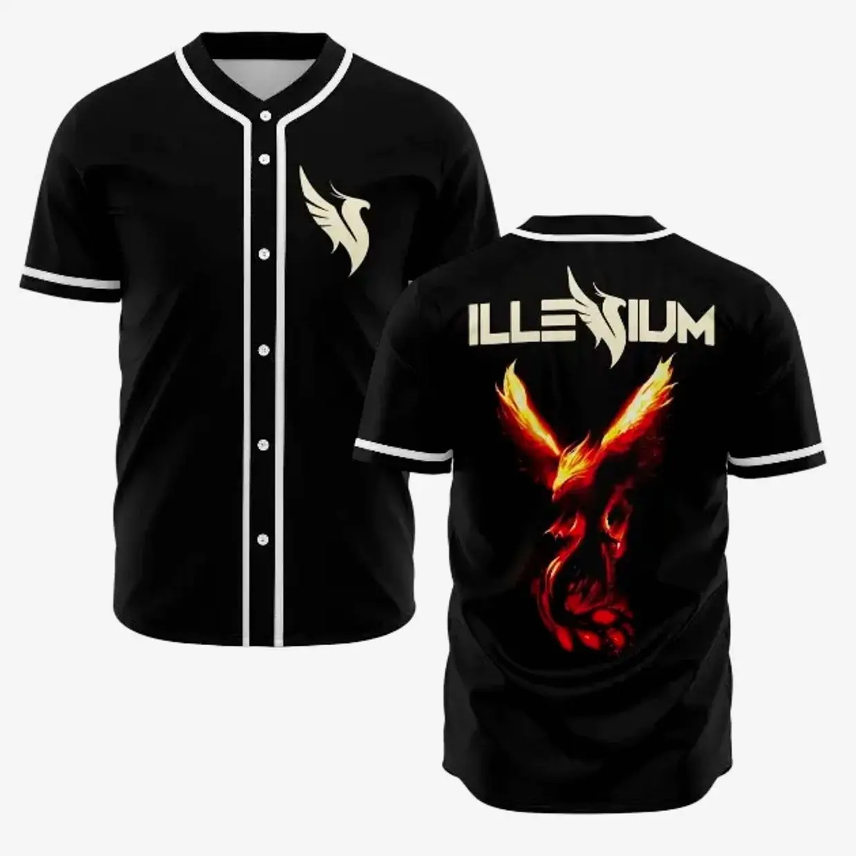 Illenium Black Jersey #Baseball 37E