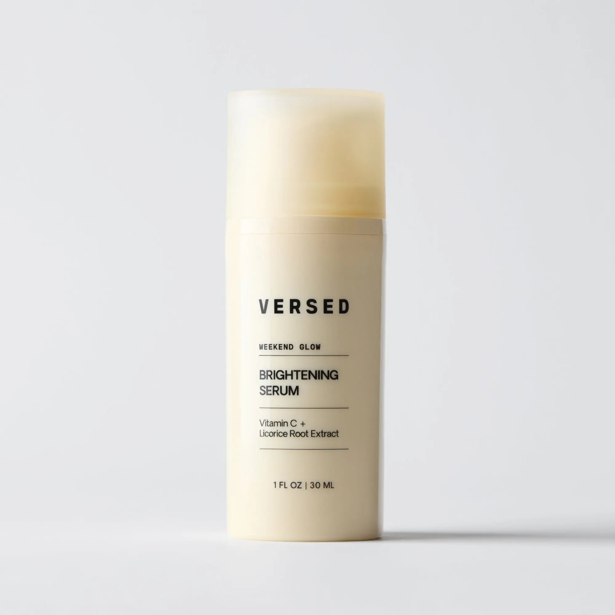Versed Weekend Glow Vitamin C Serum for Face - Brightening and Hydrating Face Serum with Niacinamide, Licorice Root & Vitamin C