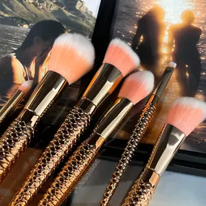 Makeup Brushes Set Mermaid Andrina, 6 Pcs