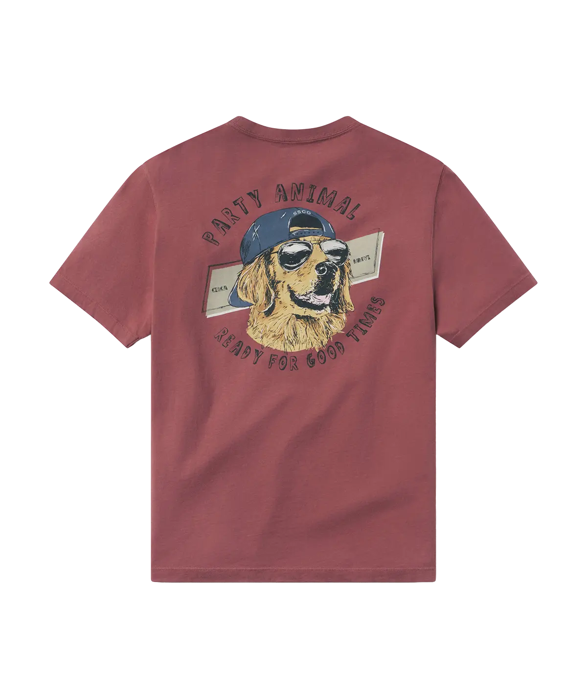 Party Animal Tee SS - Red River