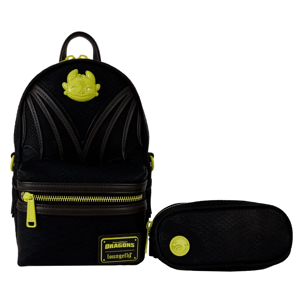 How To Train Your Dragon Night Fury Sling Crossbody Bag With Coin Bag
