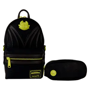 How To Train Your Dragon Night Fury Sling Crossbody Bag With Coin Bag