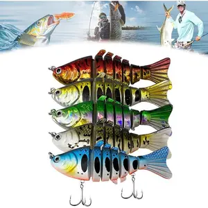 Upgraded Robotic Fishing Lure, 2025 New Swimming Bait Fishing Gear Attracts Fishing Lures Walleye Trout Bass Fishing Hook for Freshwater & Saltwater