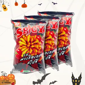 FF Snack 3-Pack Spicy Tomato Flavored Crackers - CrispyTreats for Your Spooky Celebration Chip