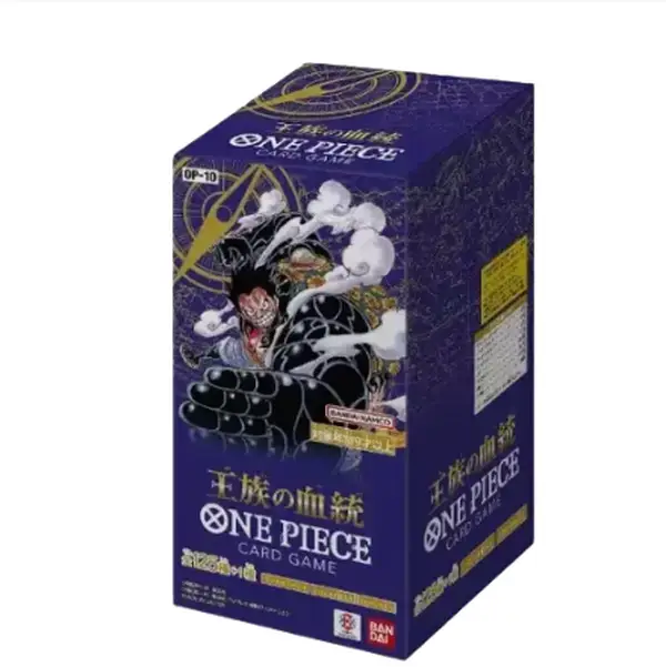 Bandai ONE PIECE Card Game OP10 Japanese Royal Blood BOOSTER CARDS Limited Edition LAW Trading Card Game LIVE OPENING Collectible Box