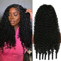 Burmese Curly Half Wig