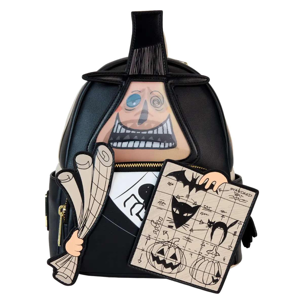 The Nightmare Before Christmas Mayor with Plans Cosplay Lenticular Mini Backpack