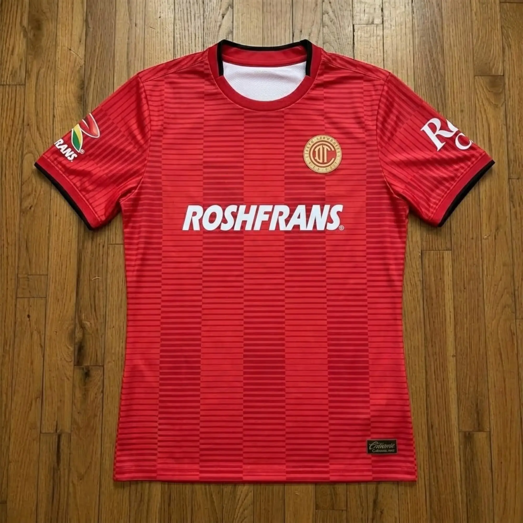 [Today Sale] - Deportivo Toluca Home 2025-26 Soccer Jersey - Full Print Logo