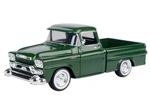 1958 GMC 100 Wideside Pickup – Green (Timeless Legends) Diecast 1:24 Scale Model - Motormax 79385GRN
