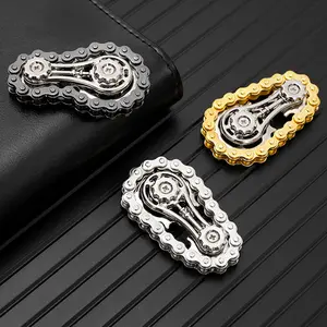 Assemble Bike Gear Fidget Chain – Hand Spinner Ring for Kids & Adults, Stress Relief Desk Gadget