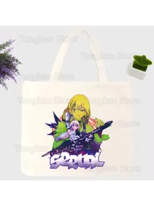 Claymore Anime Clare Miria Manga Waifu Simple Women Package Elegant Canvas Bag Handbags Shoulder Bags Casual Shopping Girls