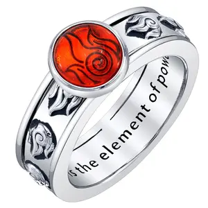 Avatar The Last Airbender X RockLove Firebender Spinner Ring