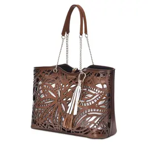 Bolso Cuadra Crust Satro Castaño BO364RS