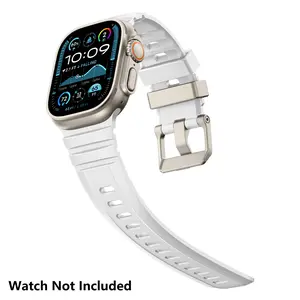 Waterproof Sport Bands Compatible for apple watch Ultra 3/2/1/SE/Series 10/9/8/7/6/5/4/3/2/1, Replacement Wristbands for Men & Women / Only Band -49/46/45/44/42mm-Watch Not Included - Smart Watch Straps - Starlight