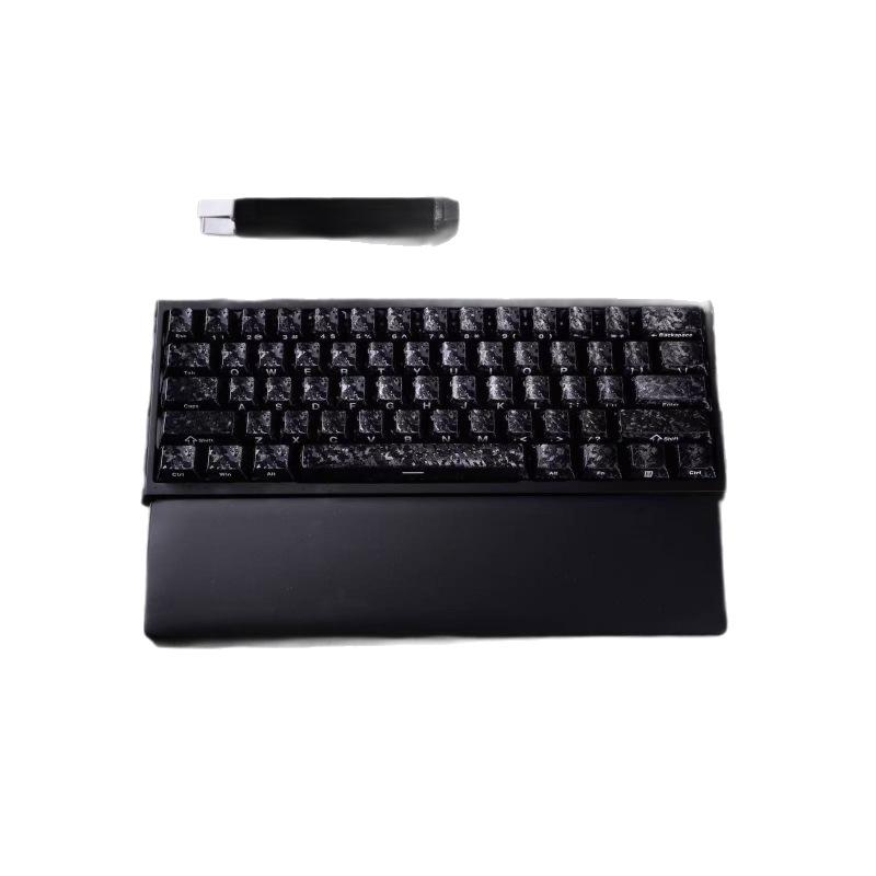 Carbon Fiber Side Engraved Keycaps 119 Keys Wooring Bee Magnetic Axis Compatible Mechanical Keyboard Universal Fit