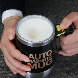 New USB Rechargeable Magnetic Cup, Fully Automatic Milk Powder Mixing Cup, Lazy Magnetic Coffee Cup, Gift Mug