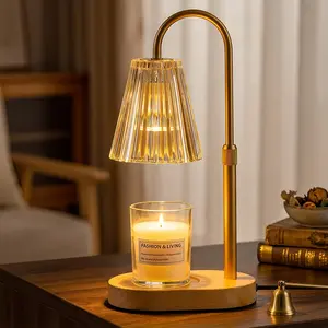 Luxury Candle Warmer Lamp with Timer & Adjustable Height – Dimmable Wax Melt Lamp for Even & Clean Candle Melting, Safe Flame-Free Ambience Light, Elegant Home Decor & Perfect Gift Choice Relaxation & Cozy Atmosphere Creation