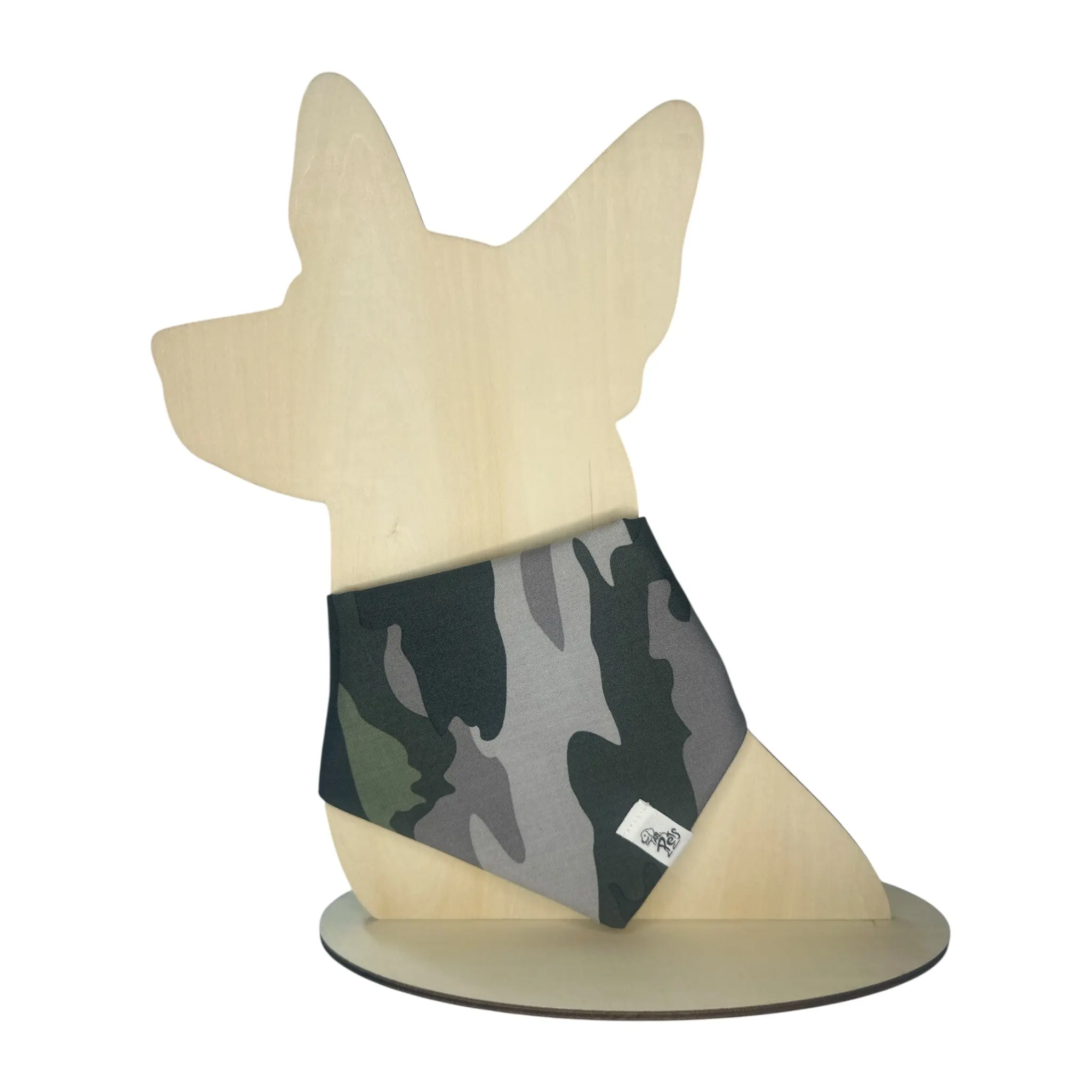Camo Print Tie-on Bandana