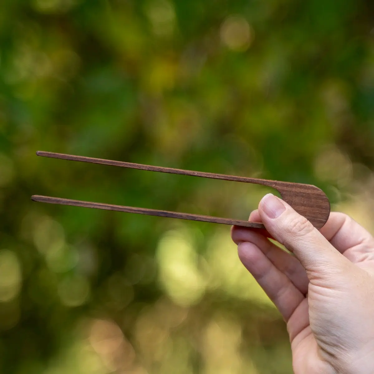 Walnut Toaster Tongs with Magnet