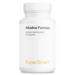 Supersmart - Alkaline Formula Supplement (Advanced Formula) - with Potassium Phosphate, Calcium & Magnesium Citrate - pH Balance | Non-GMO & Gluten Free - 60 Tablets