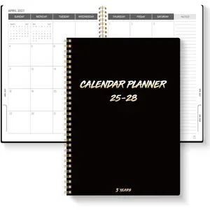 Monthly Planner 2025-2028, 2025 Calendar 36 Months Planner With Monthly Tabs, July 2025- June 2028, 8.5" x 11", 3  Academic Calendar Hard Cardboard Cover with Spiral Bound,  for School & Office for Women & Men