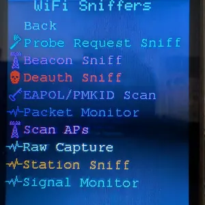 ESP32 Mar-x-auder WI-FI + Bluetooth Network Monitor with 3.5" Touch Screen Display and RSSI Data Readout Features