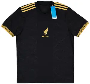 Mexico Retro Black Jersey, Custom Name And Number