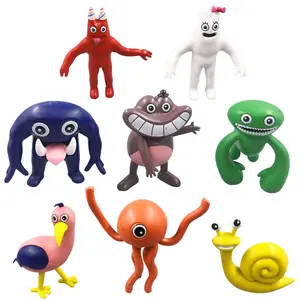 Garten of Banban 8 Styles Monster Figure Set Cartoon Game Character Model Doll Desktop Ornament Collectible Toy Gift