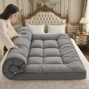 1000 GSM Foldable Roll Up Mattress, Thicken Japanese Futon Floor Mattress, Portable Roll Up Sleeping Pad, For Camping Bedroom Living Room Floor Mat extra  bed air  bed bed height fringe trim inflatable  car  bed camping  stuff medical use travel  bed