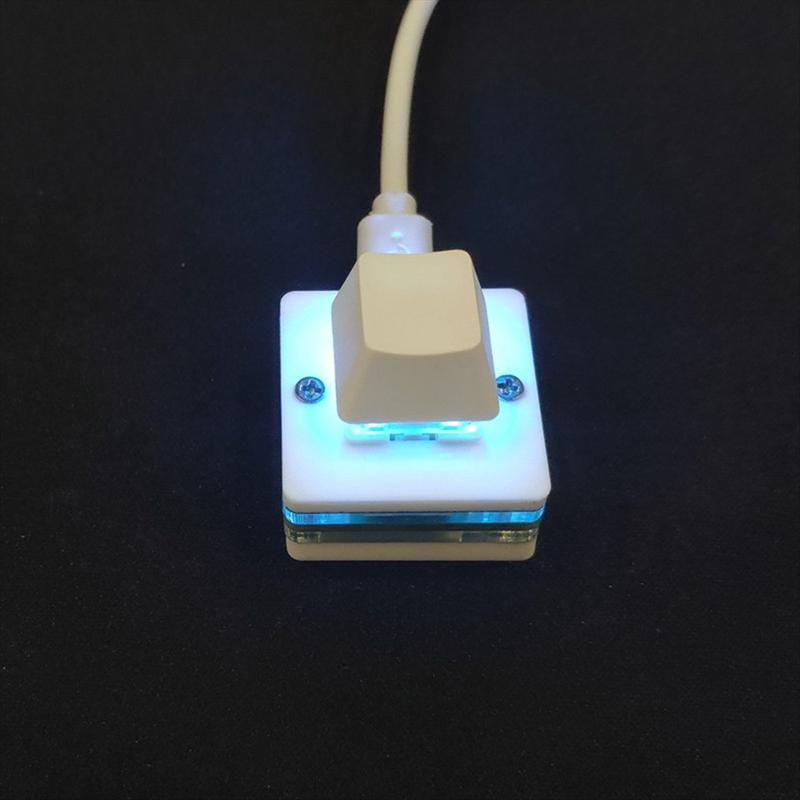 1-Key Shortcut Keyboard USB Custom Programmable Macro Hot Key Mouse One Button RGB Mini Keypad