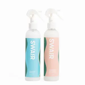 SWAIR Sampler Set - Showerless Shampoo & SweatShield Leave-In Conditioner - 20g Net Weight - US Origin - Cleanser Cleansing Hair Care