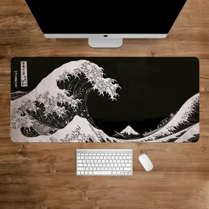 The Great Wave off Kanagawa Mouse Pad | Japanese Ukiyo-e Desk Mat | Oversized Non-Slip for Gamers & Art Lovers | Timeless Traditional Aesthetic | Perfect for Gaming Setup, Desk Decor & Desk Accessories#FYP #Ukiyo-e #GreatWave #GamingMat