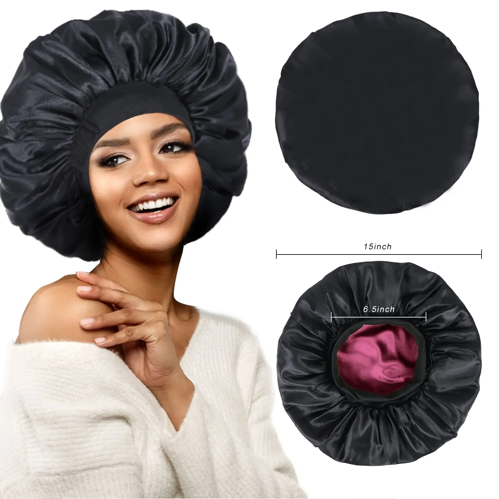 Solid Sleeping double sided Bonnets Solid Sleeping double sided Bonnets