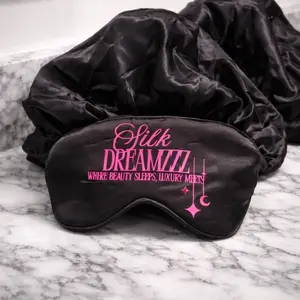 Silk Dreamzz Pink Sleep Mask for Beauty Sleep Luxury Meets Comfortable Eye Cover