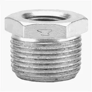 Anvil International 8700131306 2 x .75 in. Cast Iron Pipe Fitting Galvanized Hex Bushing