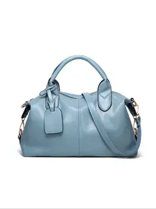 Fashionable large capacity Boston bag, made of solid color, suitable for work and shopping, a versatile shoulder bag, a perfect crossbody bag for daily use, Elegant commuter bag