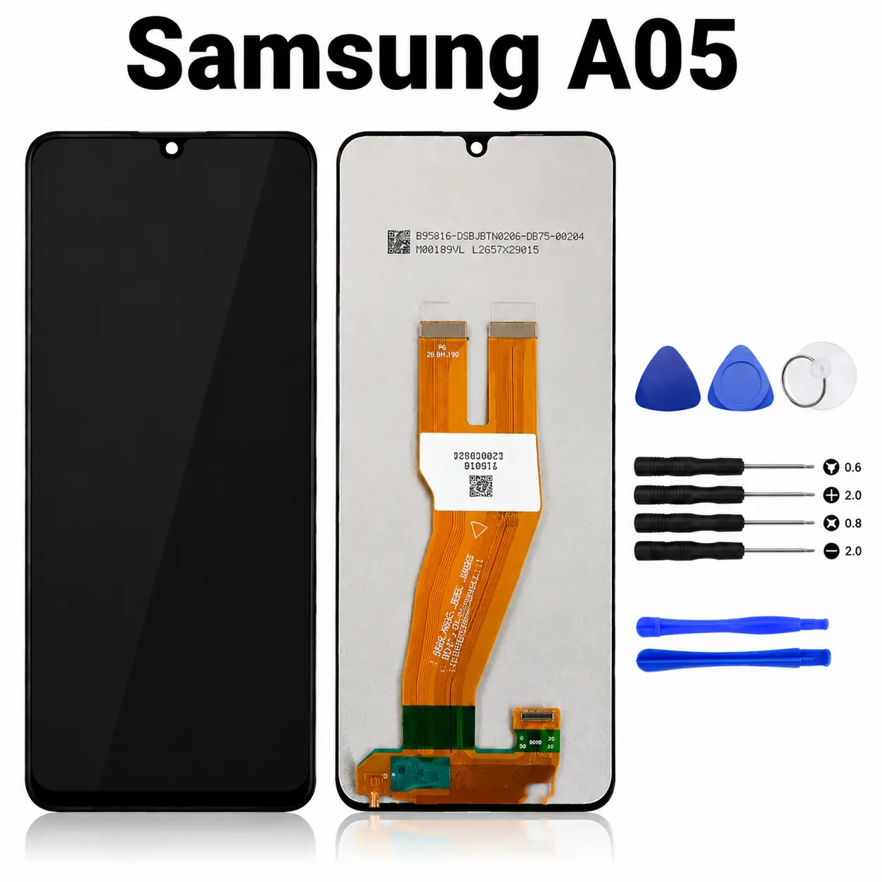 For Samsung Galaxy A05 Incell LCD Display Touch Screen Frame Assembly