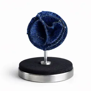 Cambridge Check Lapel Flower