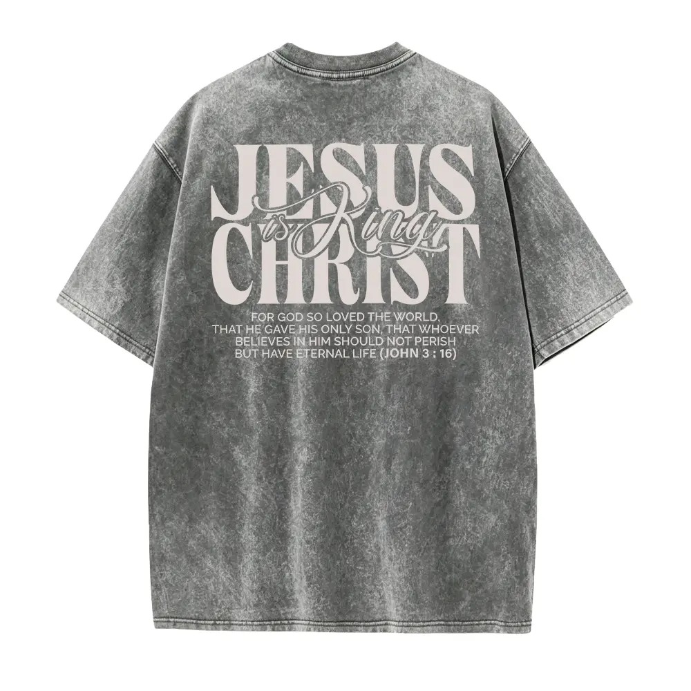 Streetwear Christian Shirt, John 3 16 Bible Verse Tee, Vintage Faith Graphic Tee Men, Retro Religious Apparel, Church Graphic T-shirt