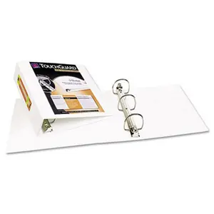 Avery 17144 protective View Binder w/One-Touch EZD Rings- 3" Capacity- White