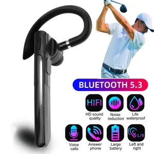Trucker Wireless Bluetooth Earpiece Headset Dual Mic Earbud Noise Cancelling